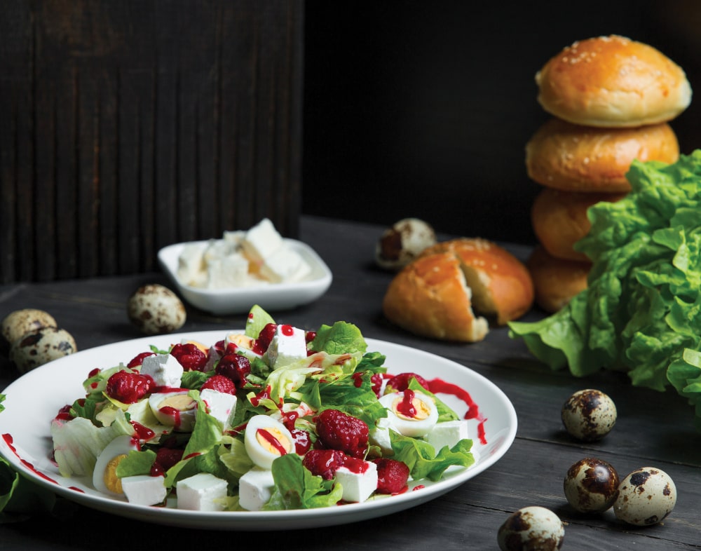 Sałatka z kozim serem